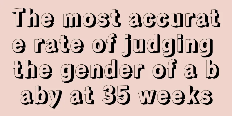 The most accurate rate of judging the gender of a baby at 35 weeks