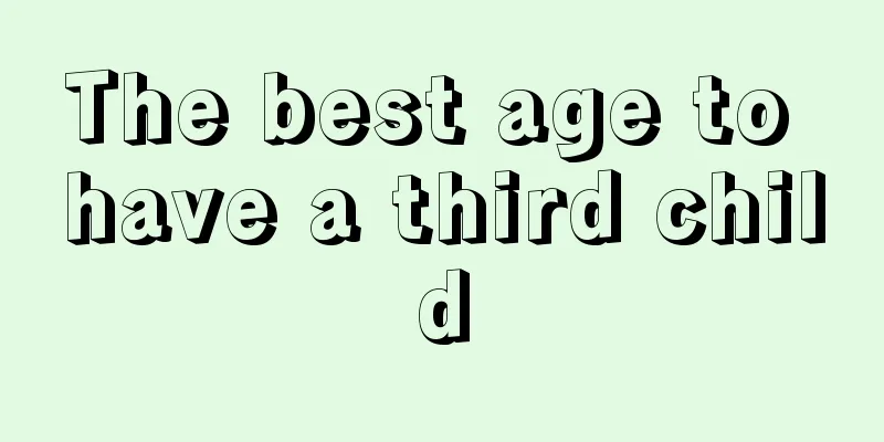 The best age to have a third child