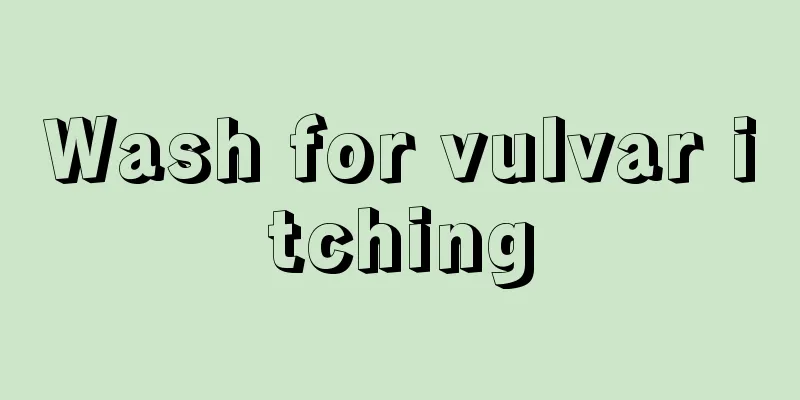 Wash for vulvar itching