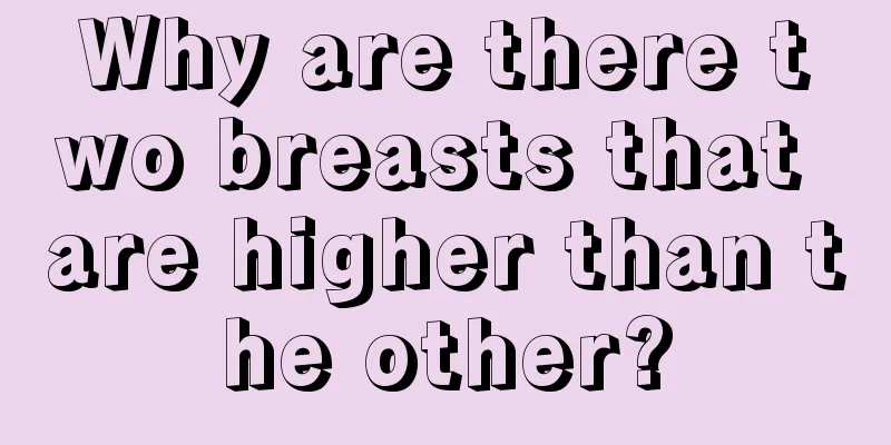 Why are there two breasts that are higher than the other?