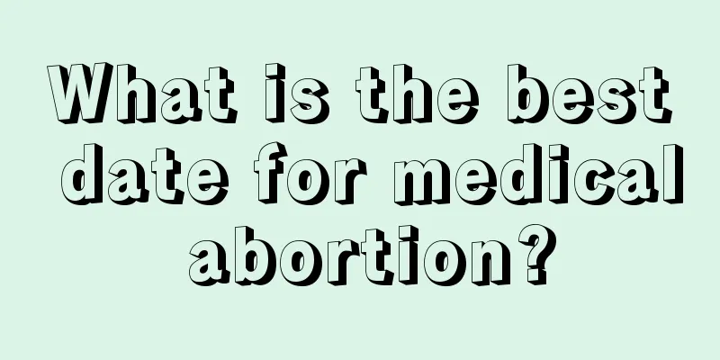 What is the best date for medical abortion?