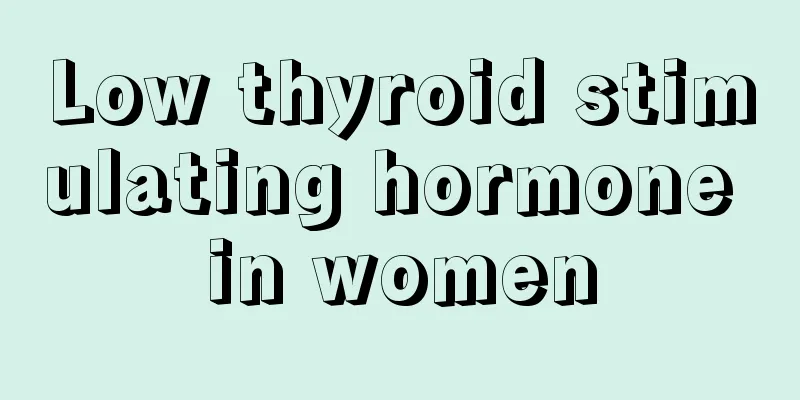 Low thyroid stimulating hormone in women