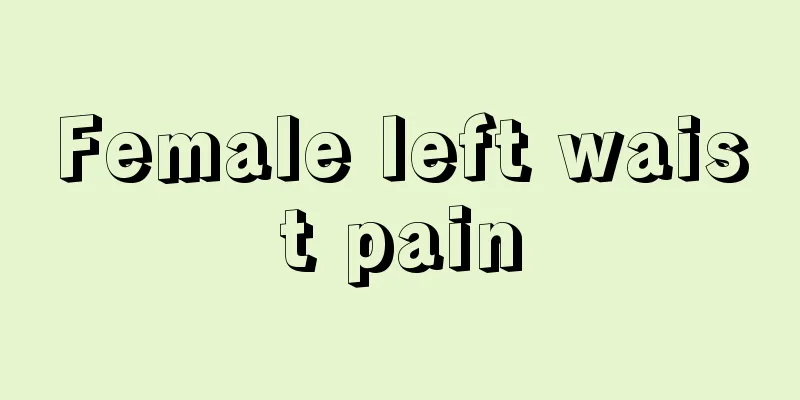 Female left waist pain