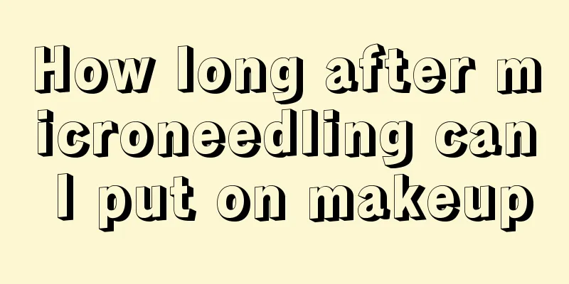 How long after microneedling can I put on makeup