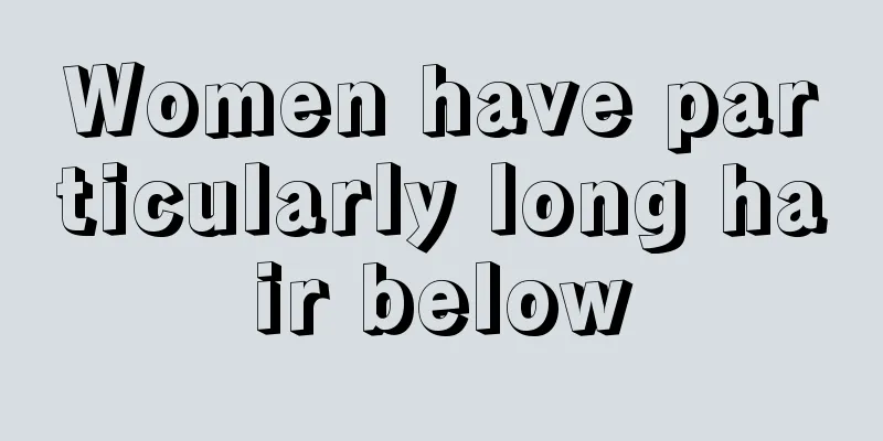 Women have particularly long hair below