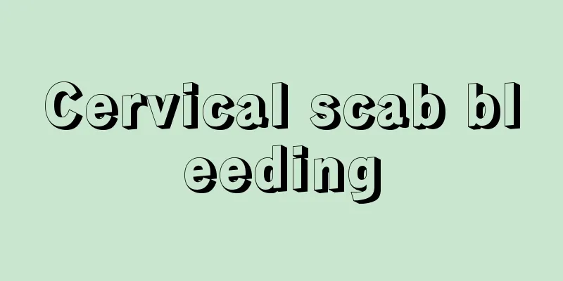 Cervical scab bleeding