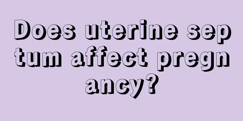 Does uterine septum affect pregnancy?