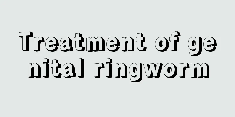 Treatment of genital ringworm