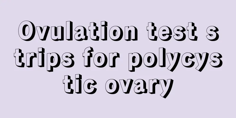 Ovulation test strips for polycystic ovary