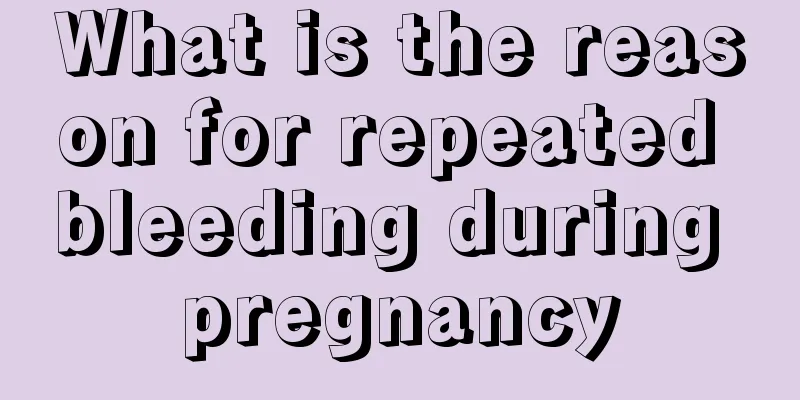 What is the reason for repeated bleeding during pregnancy