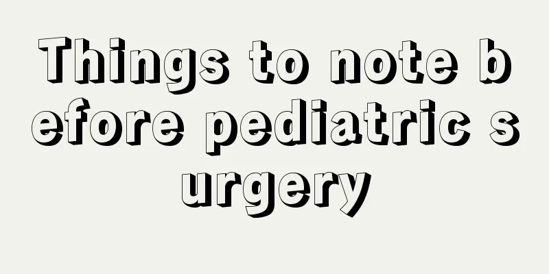 Things to note before pediatric surgery