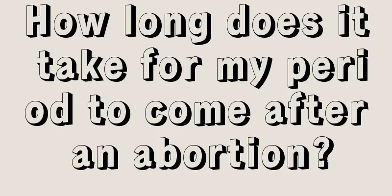 How long does it take for my period to come after an abortion?