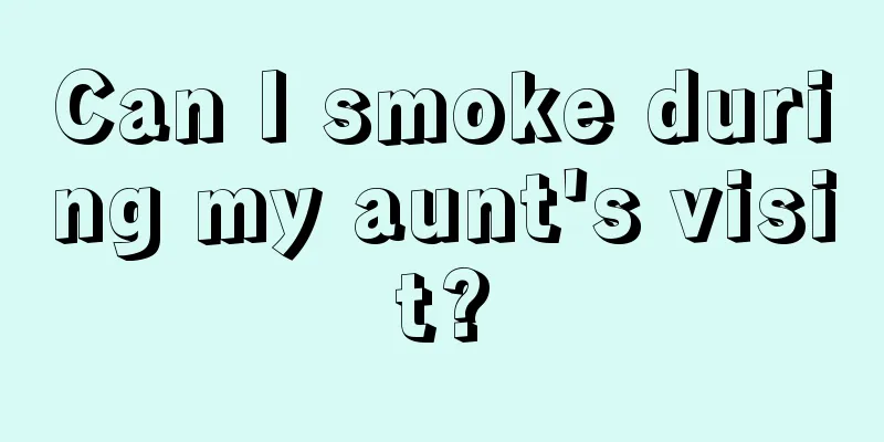 Can I smoke during my aunt's visit?