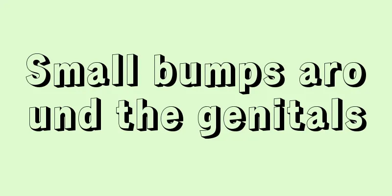 Small bumps around the genitals