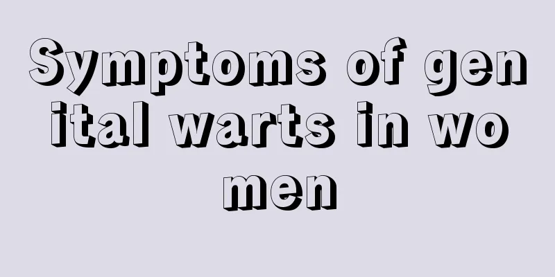 Symptoms of genital warts in women