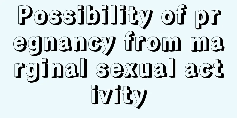 Possibility of pregnancy from marginal sexual activity