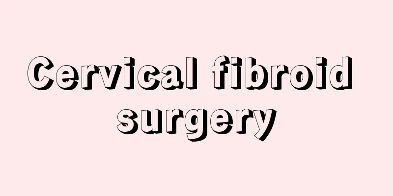 Cervical fibroid surgery