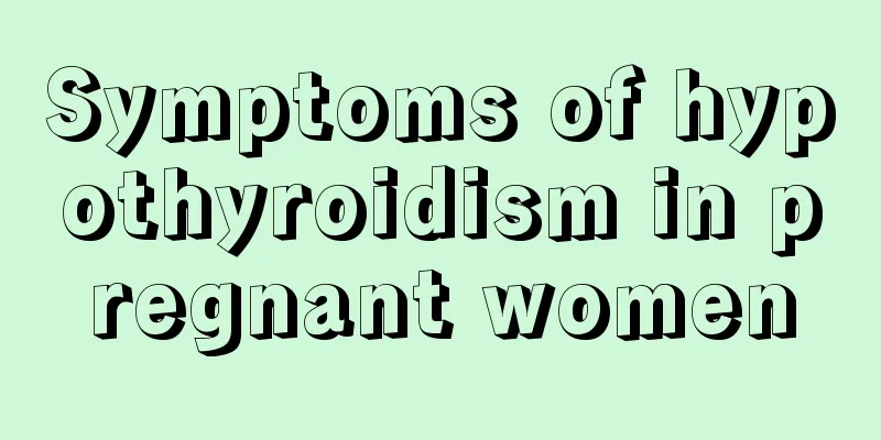 Symptoms of hypothyroidism in pregnant women