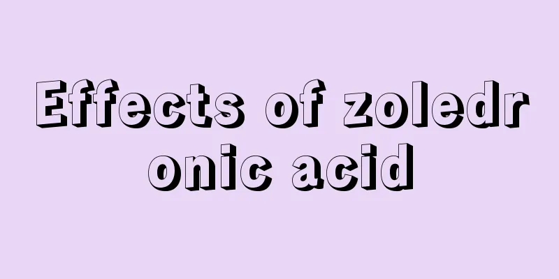 Effects of zoledronic acid