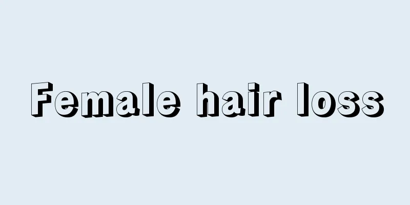 Female hair loss