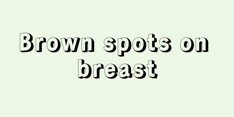 Brown spots on breast