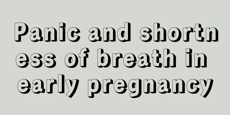 Panic and shortness of breath in early pregnancy