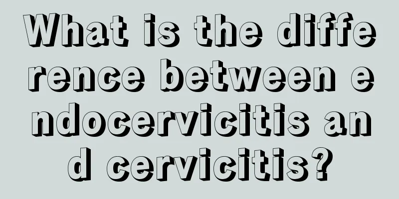 What is the difference between endocervicitis and cervicitis?