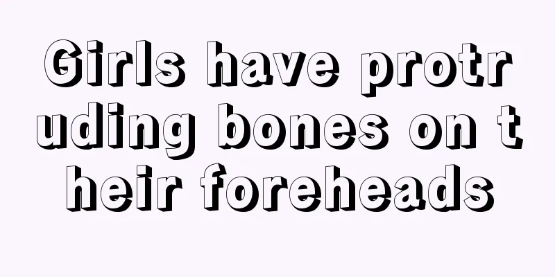 Girls have protruding bones on their foreheads