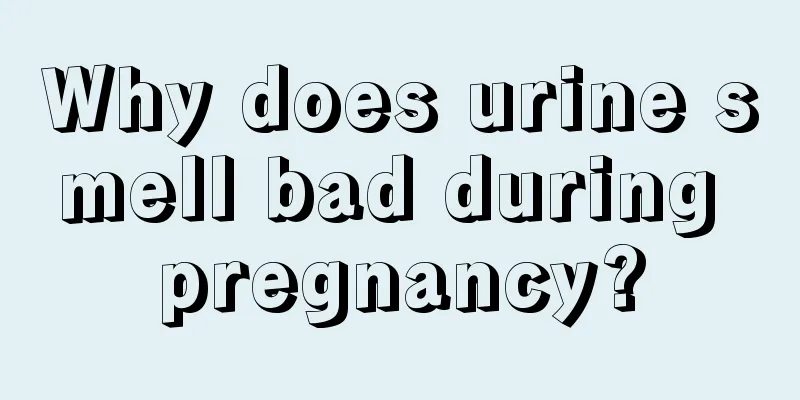 Why does urine smell bad during pregnancy?