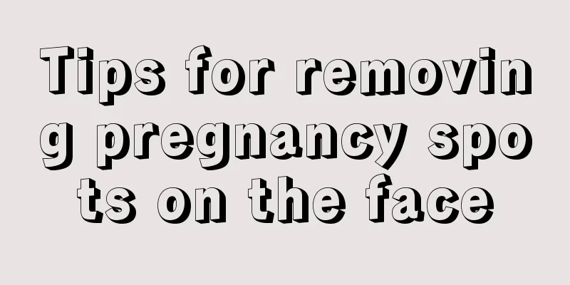 Tips for removing pregnancy spots on the face