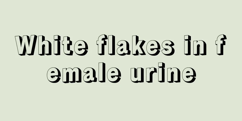 White flakes in female urine