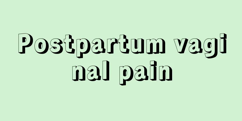 Postpartum vaginal pain