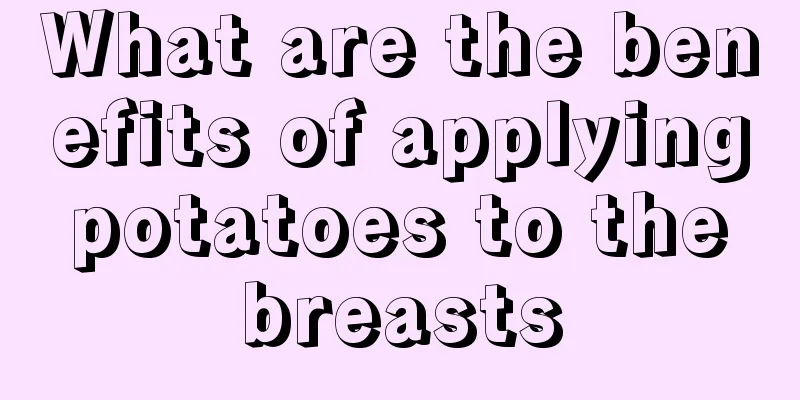 What are the benefits of applying potatoes to the breasts