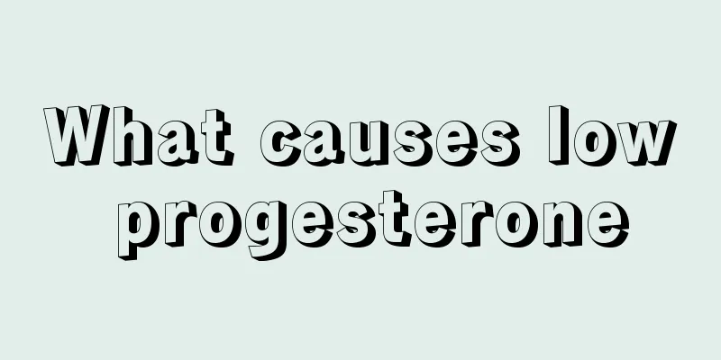 What causes low progesterone