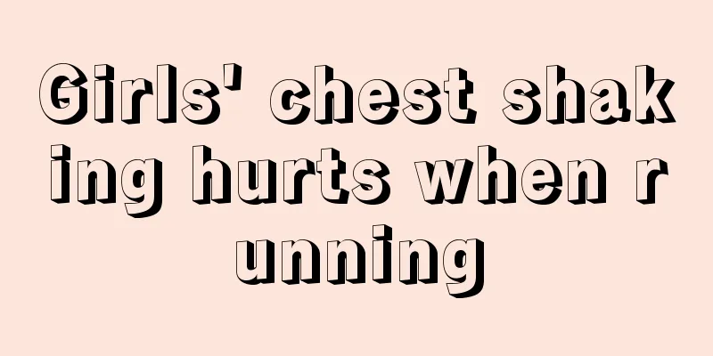 Girls' chest shaking hurts when running