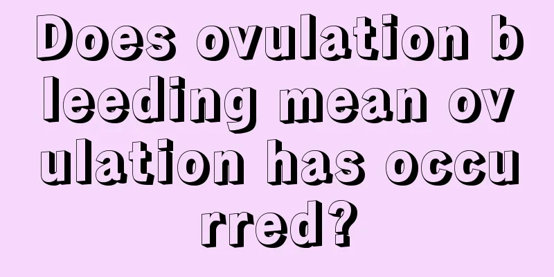 Does ovulation bleeding mean ovulation has occurred?