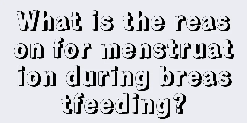 What is the reason for menstruation during breastfeeding?