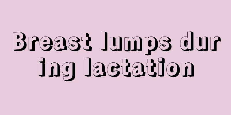 Breast lumps during lactation