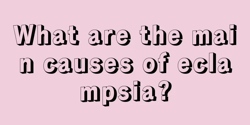 What are the main causes of eclampsia?