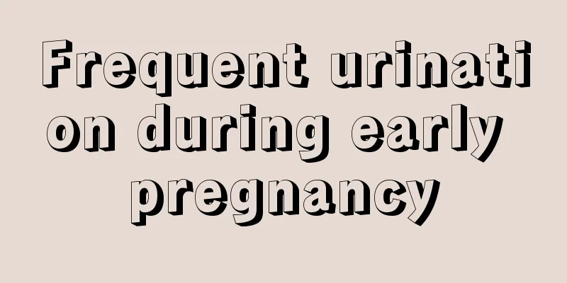 Frequent urination during early pregnancy