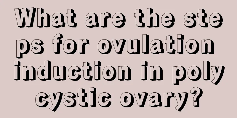 What are the steps for ovulation induction in polycystic ovary?