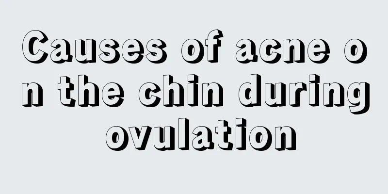 Causes of acne on the chin during ovulation