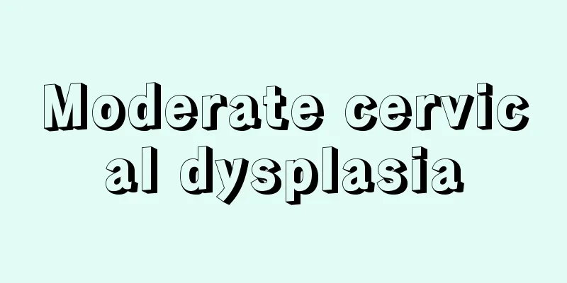 Moderate cervical dysplasia