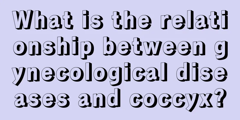 What is the relationship between gynecological diseases and coccyx?