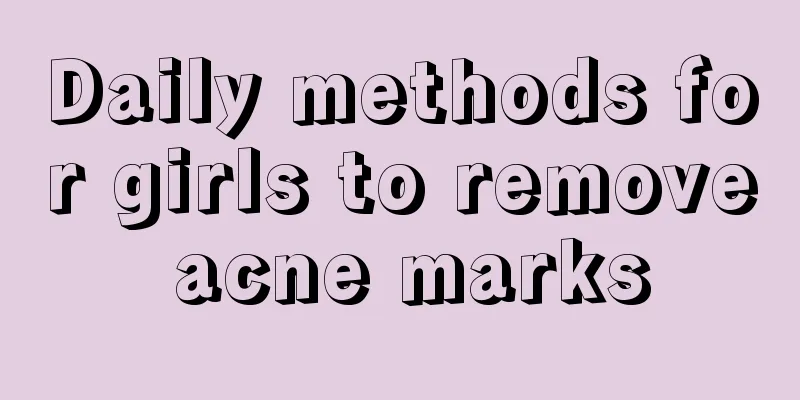 Daily methods for girls to remove acne marks