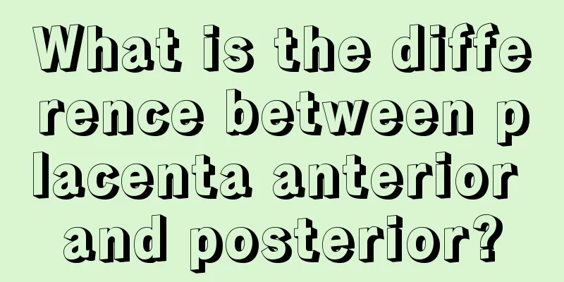 What is the difference between placenta anterior and posterior?