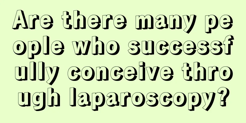 Are there many people who successfully conceive through laparoscopy?