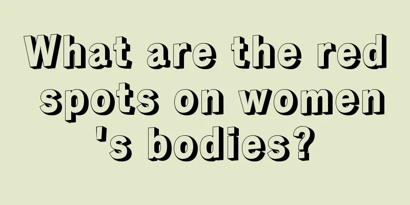 What are the red spots on women's bodies?