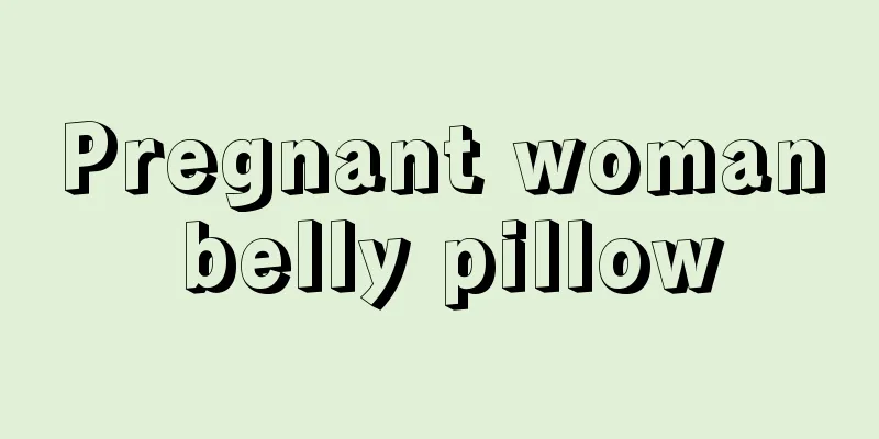 Pregnant woman belly pillow