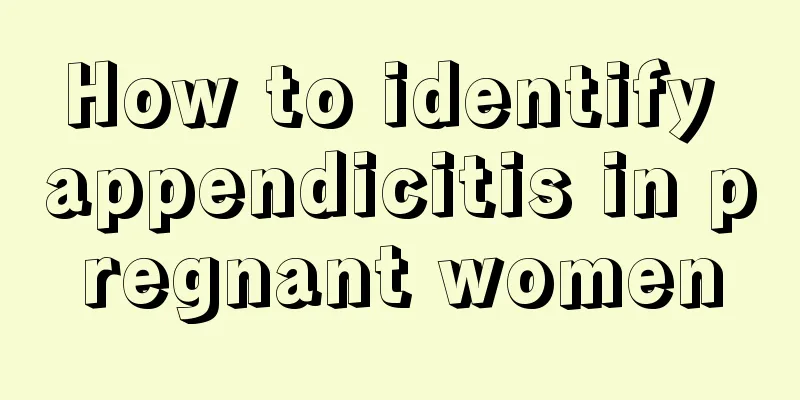 How to identify appendicitis in pregnant women